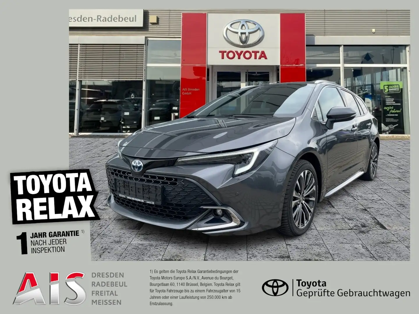 Toyota Corolla TS 1.8 Hybrid Team D CloudNavi*el.Heckkla Grau - 1