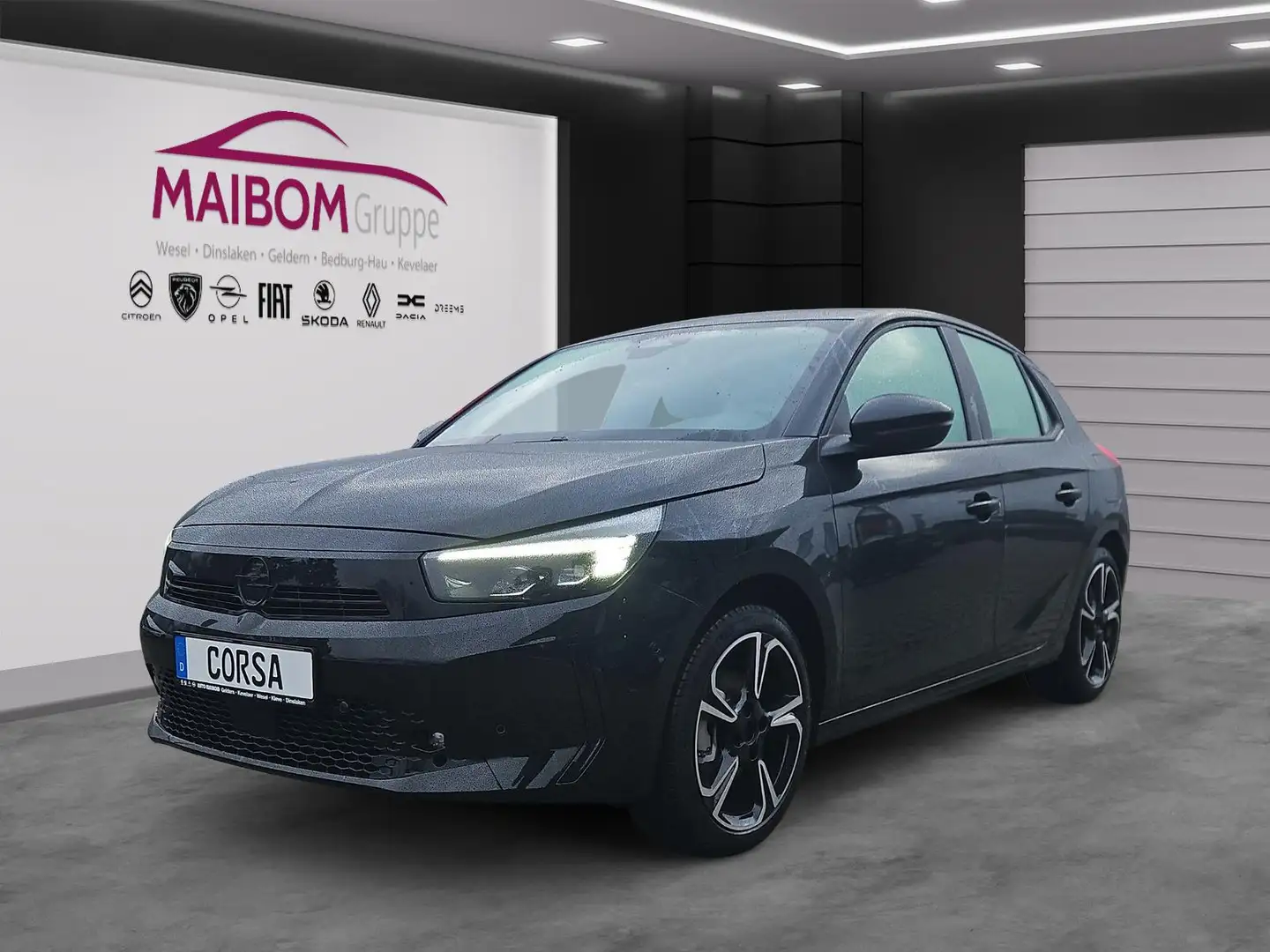Opel Corsa F GS AUTOMATIK // RFK//SHZG// Schwarz - 1