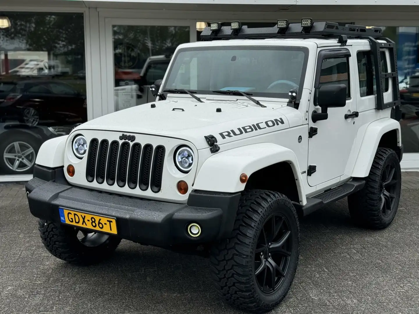 Jeep Wrangler 3.8 V6 4x4 automaat,airco,fox Suspension,magnaflow Alb - 2