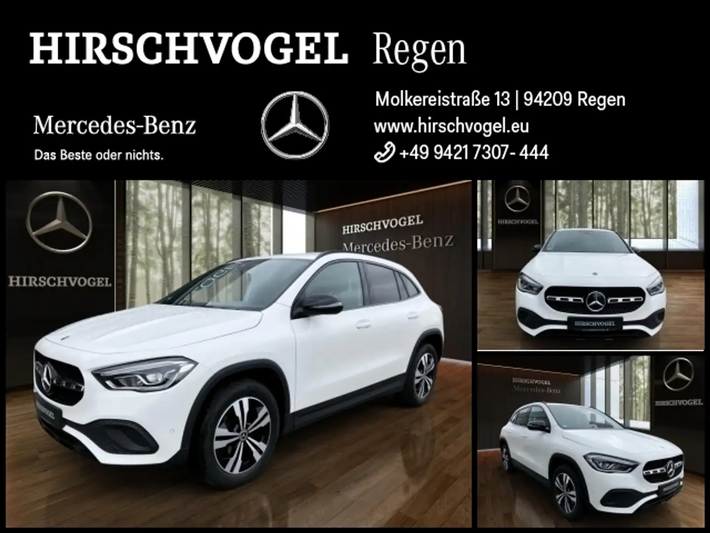 Mercedes-Benz GLA 200 Progressive+Night+MBUX+Navi-P+LED+Kamera Blanc - 1
