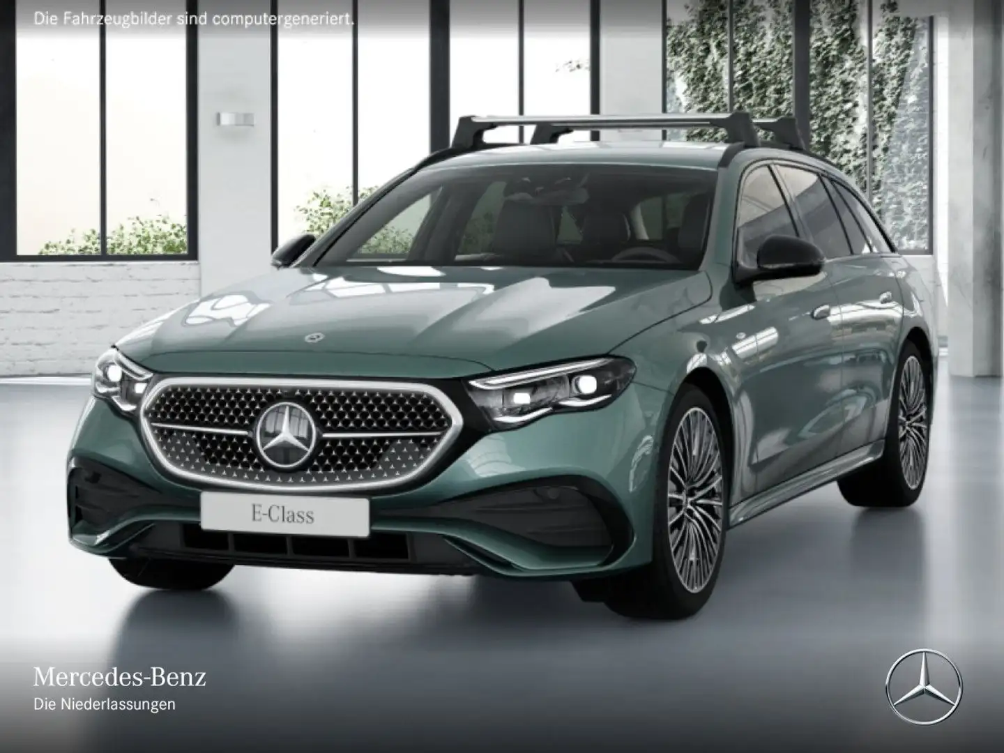 Mercedes-Benz E 300 de T 4M Hybrid AMG Fahrass 360° Burmester 9G Argento - 2