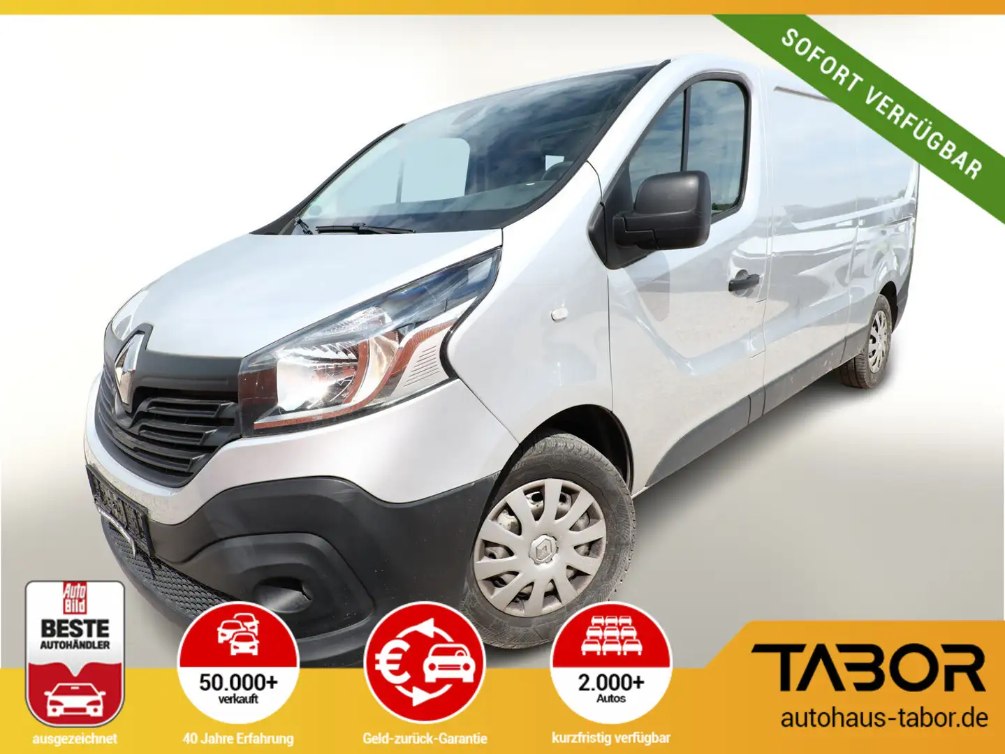 Renault Trafic 1,6 dCi 145 L2H1 2,9t Komfort Nav PDC AHK Argent - 1