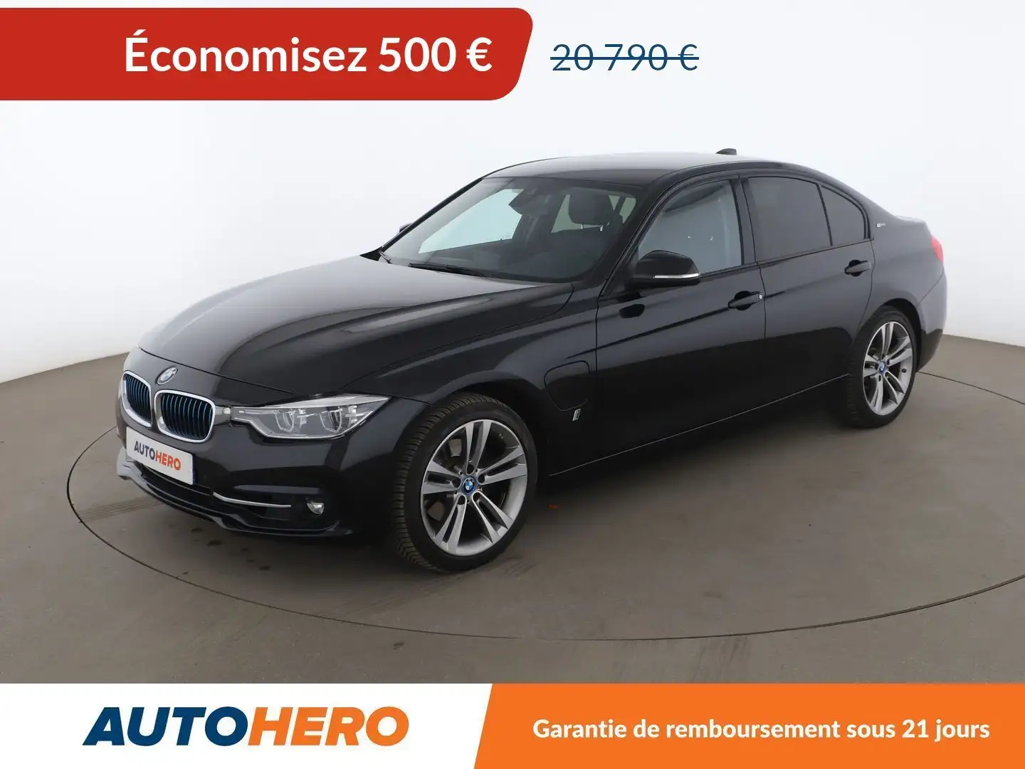 BMW 340 330e Hybride Sport BVA8 Zwart - 1