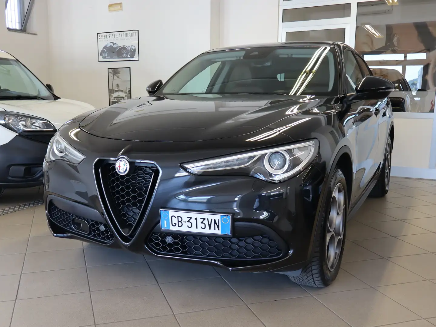 Alfa Romeo Stelvio 2.2 T 190 CV Q4 SPRINT AT8 Nero - 1