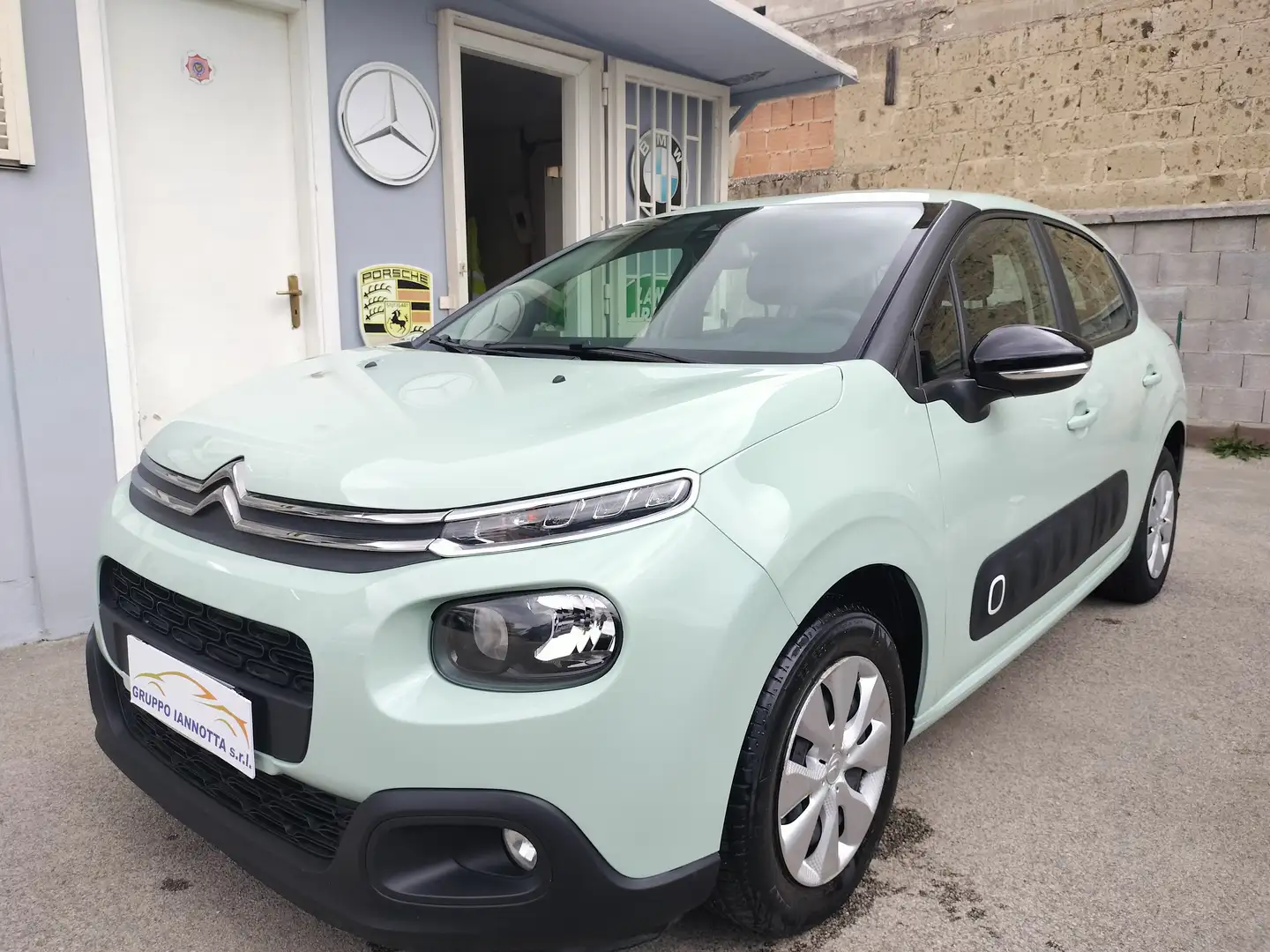 Citroen C3 1.6 bluehdi 75 C.V. KM 101910 NAVIGATORE ANDROID Verde - 1