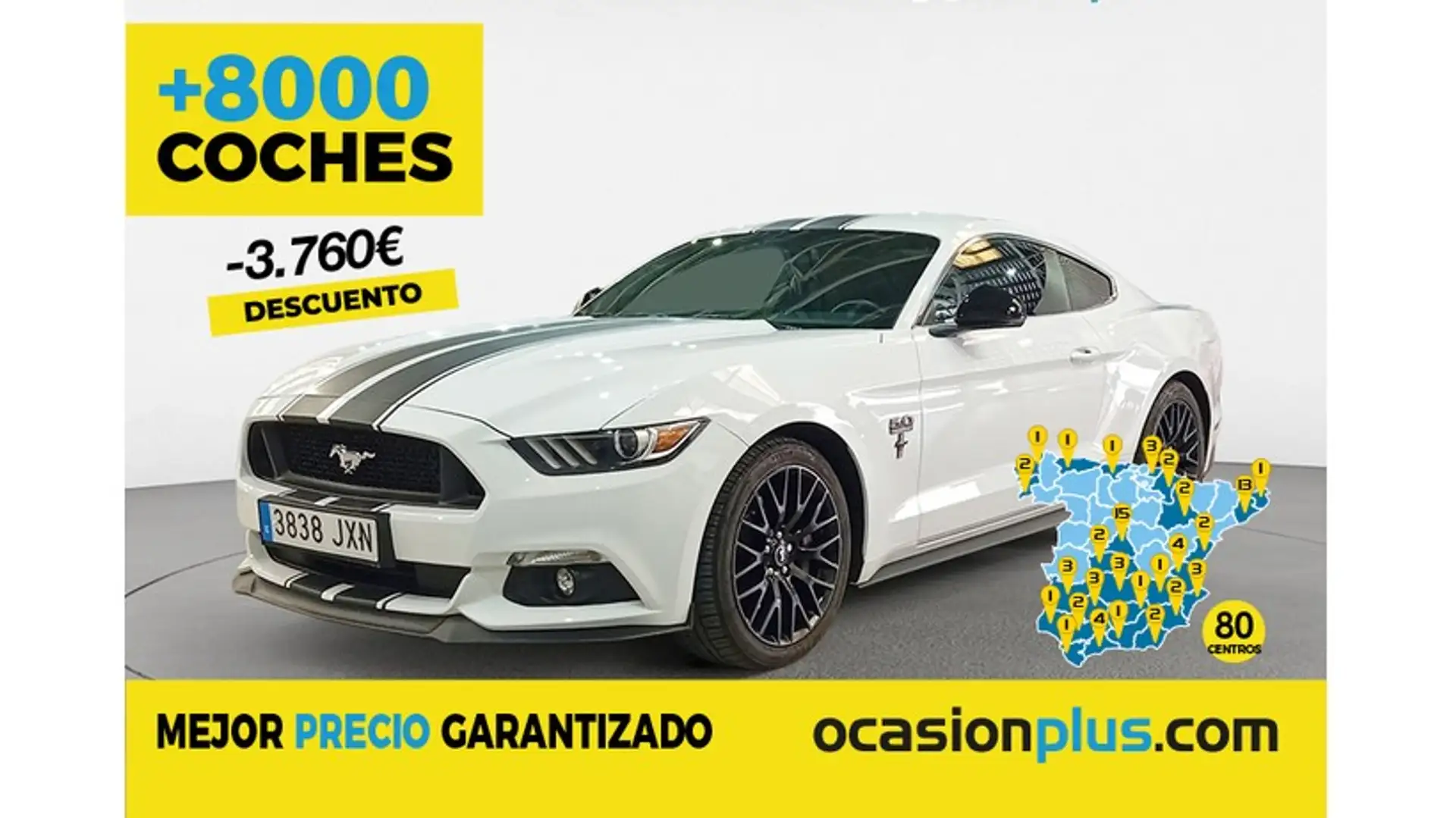 Ford Mustang Fastback 5.0 Ti-VCT GT Blanco - 1