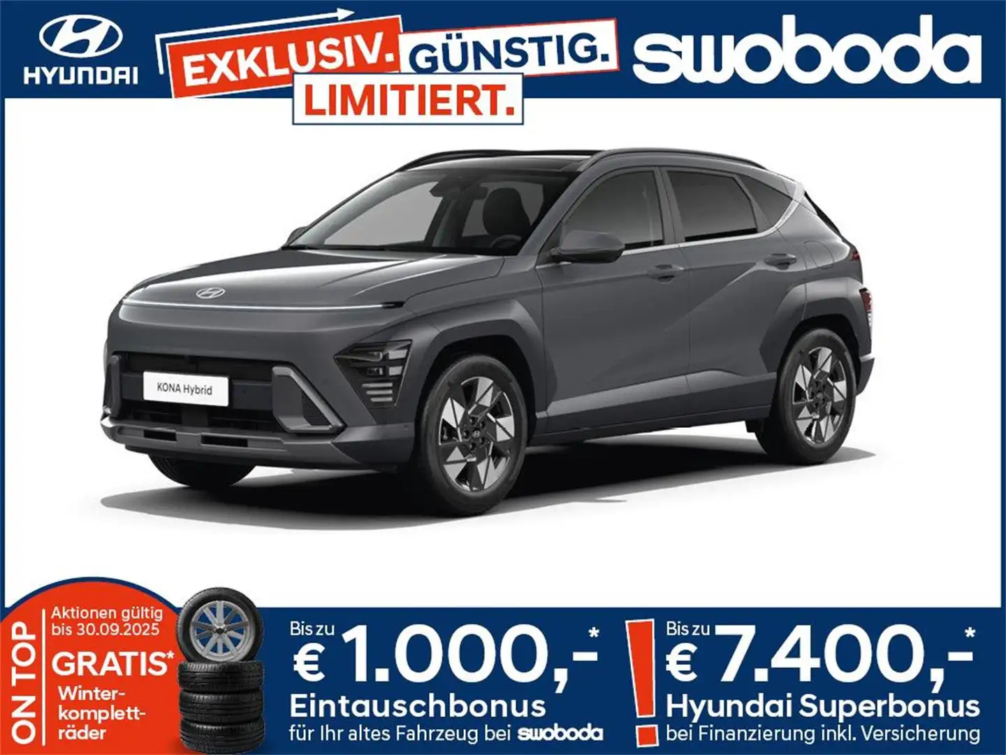Hyundai KONA Kona HEV (SX2) Prestige Line 1.6 GDI 2WD HEV k5hp1 Gris - 1