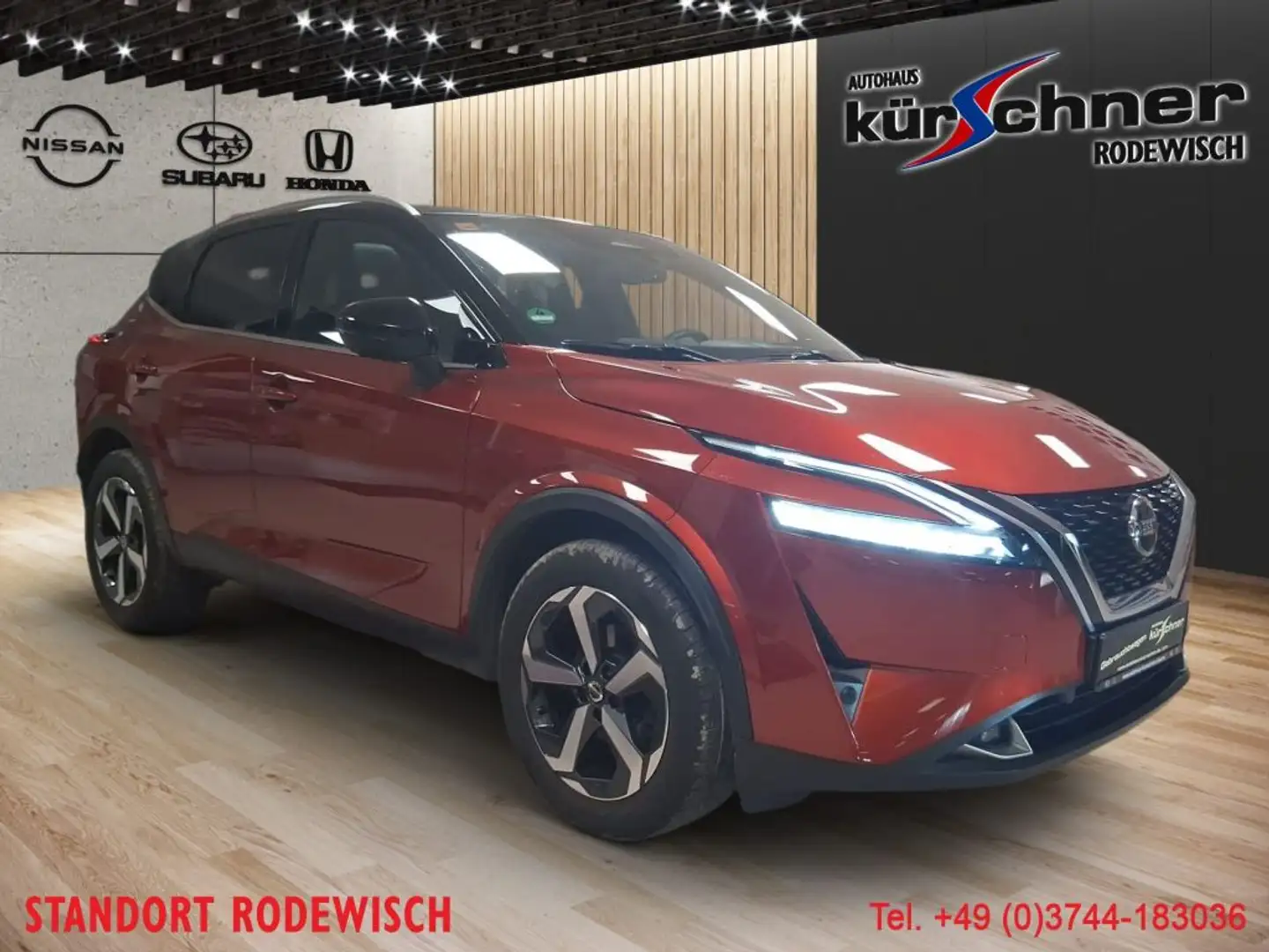 Nissan Qashqai 1.3 DIG-T MHEV Xtronic Tekna+ Rood - 2