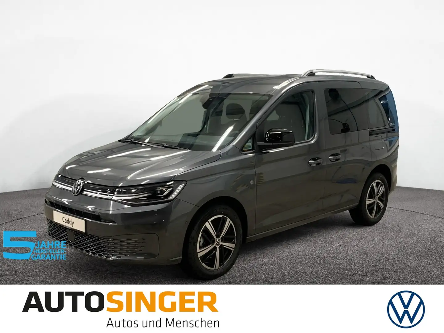 Volkswagen Caddy GOAL 1.5 TSI AHK*LED*CAM*SHZ*ACC*2-Z*17" Grau - 1