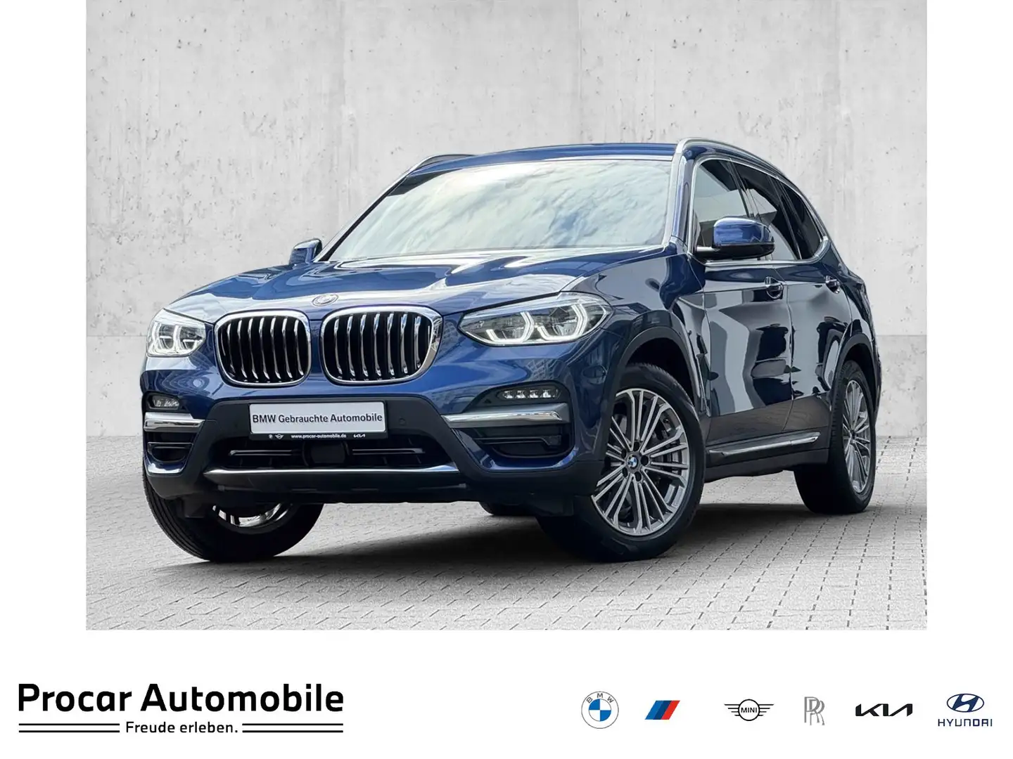 BMW X3 xDrive30d AdapLED DA+ ACC PA HuD AHK RFK Blau - 1