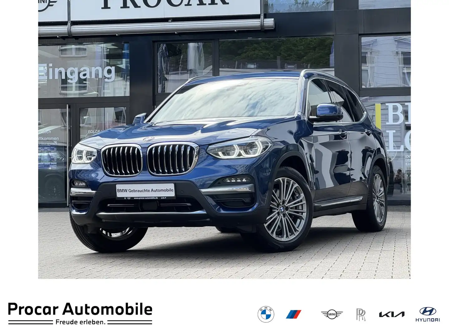 BMW X3 xDrive30d AdapLED DA+ ACC PA HuD AHK RFK Blue - 1
