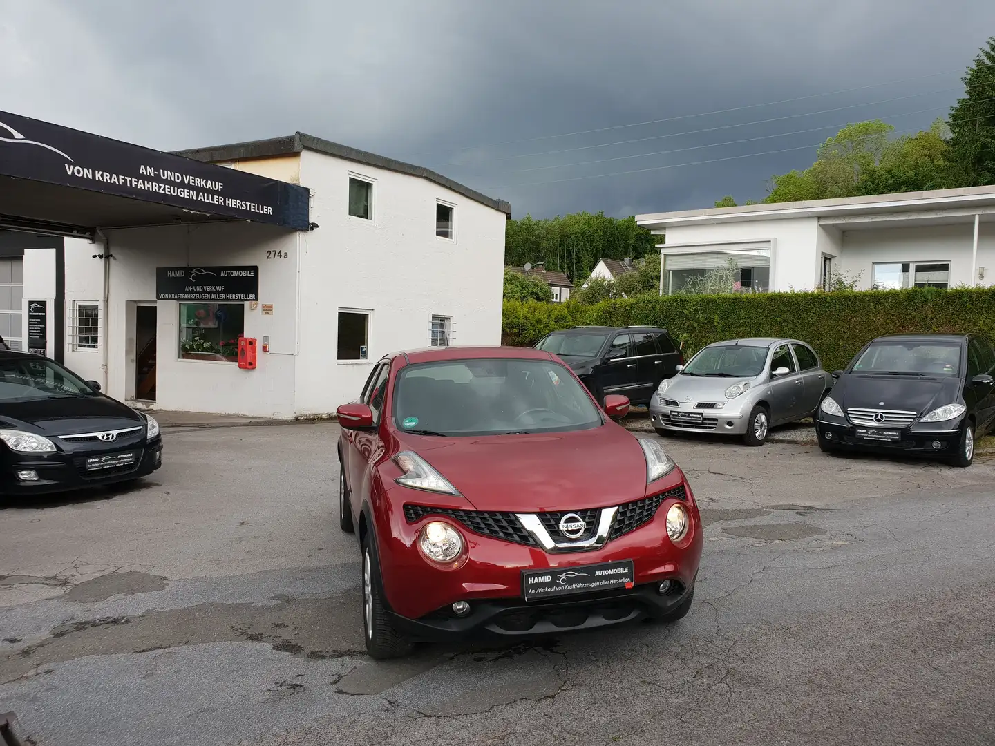 Nissan Juke 1.6 Automatik Acenta TOPZUSTAND 50TKM NAVI XENON Rot - 1