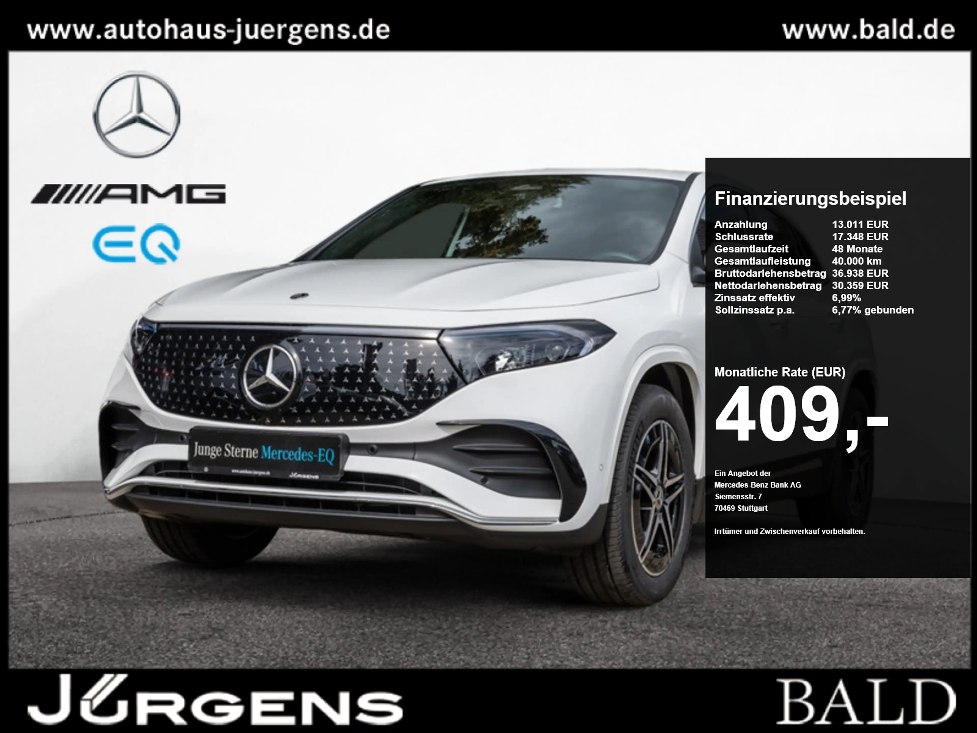 Mercedes-Benz EQA 250 + AMG-Sport/LED/Kamera/THERMOTRONIC/Totw