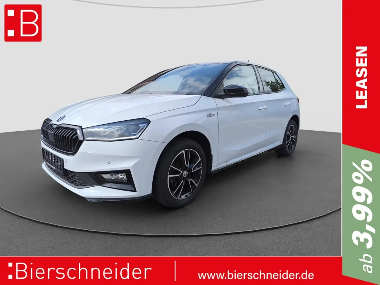 Skoda Fabia 1.0 TSI Monte Carlo NAVI ACC PDC SMART LINK Weiß - 1