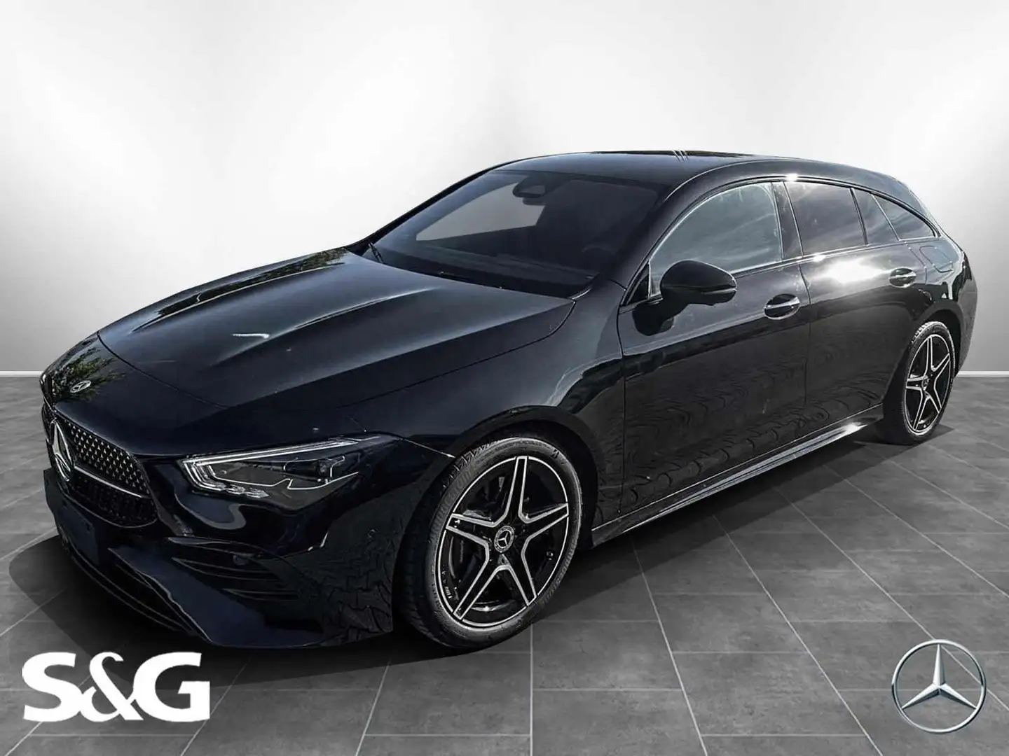 Mercedes-Benz CLA 200 AMG MBUX+360°+M-LED+18 Nero - 1