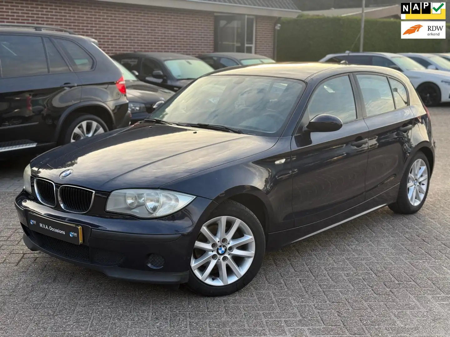 BMW 116 1-serie 116i|Ketting vervangen|Airco|Aux|Nette sta Blauw - 1