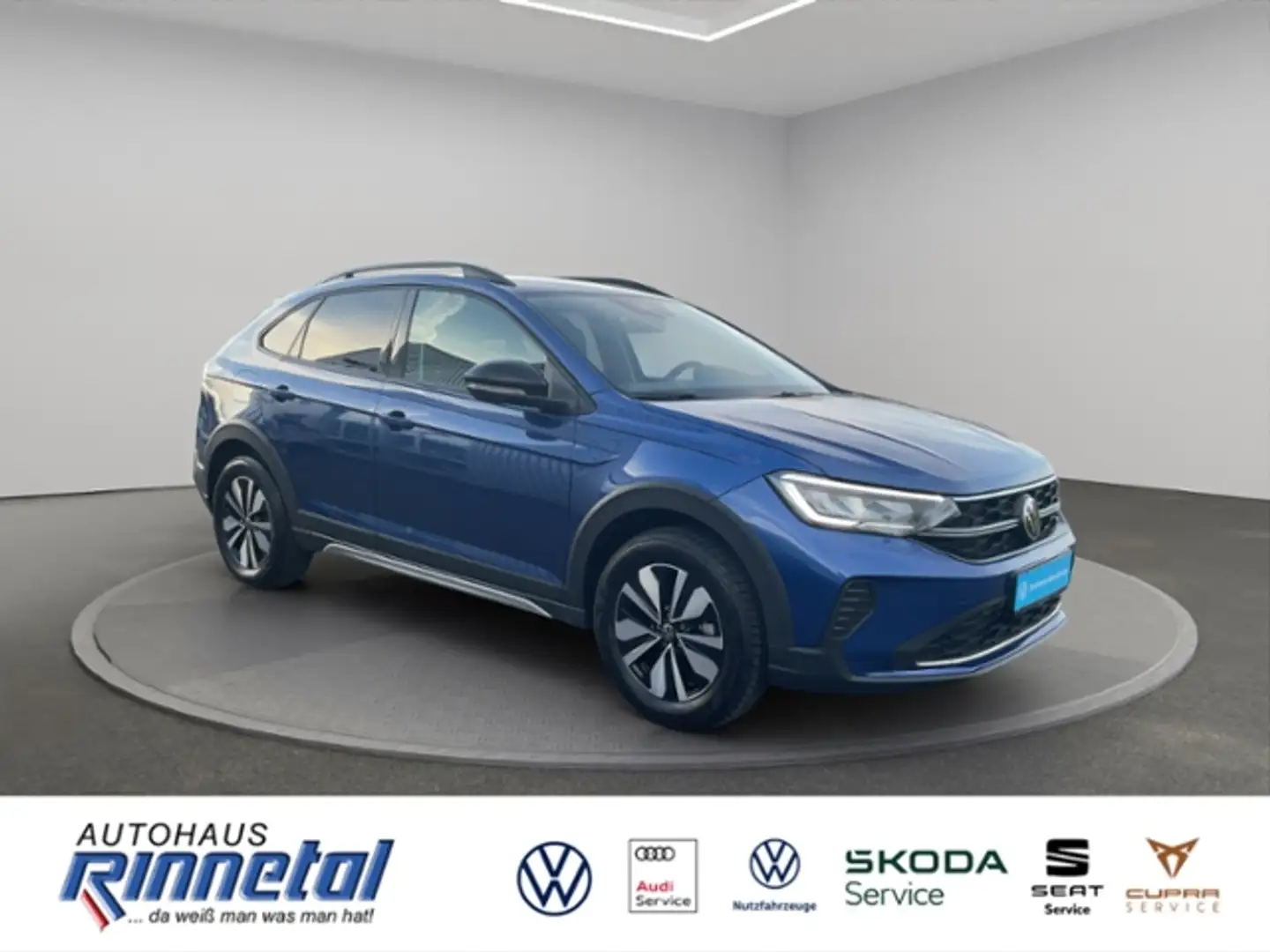 Volkswagen Taigo 1.0 TSI OPF Goal LED LICHT+KLIMAAUT+PDC V+H+SITZH Bleu - 2