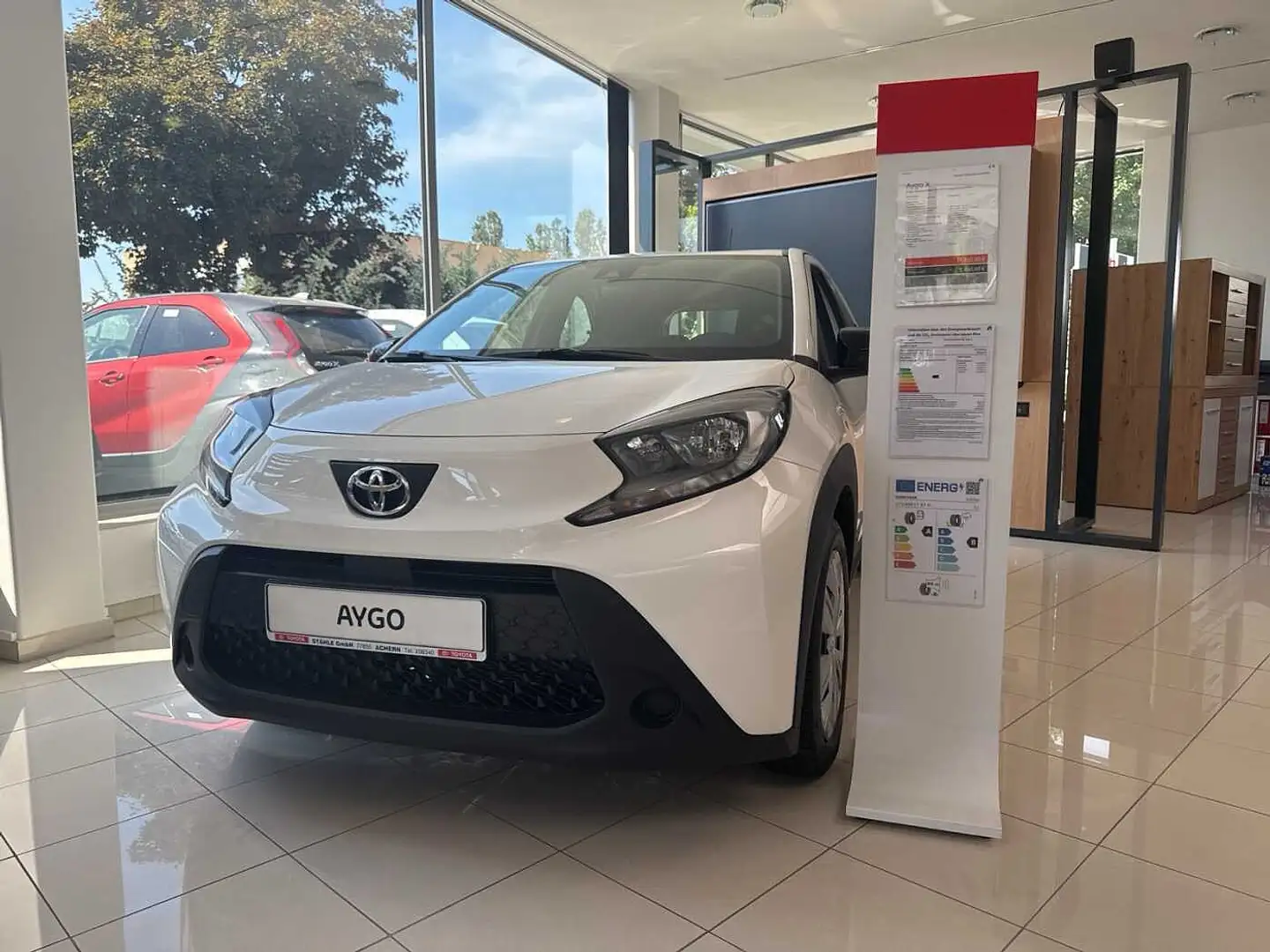 Toyota Aygo X Business Edition SHZ, Klima, RFK Blanc - 1