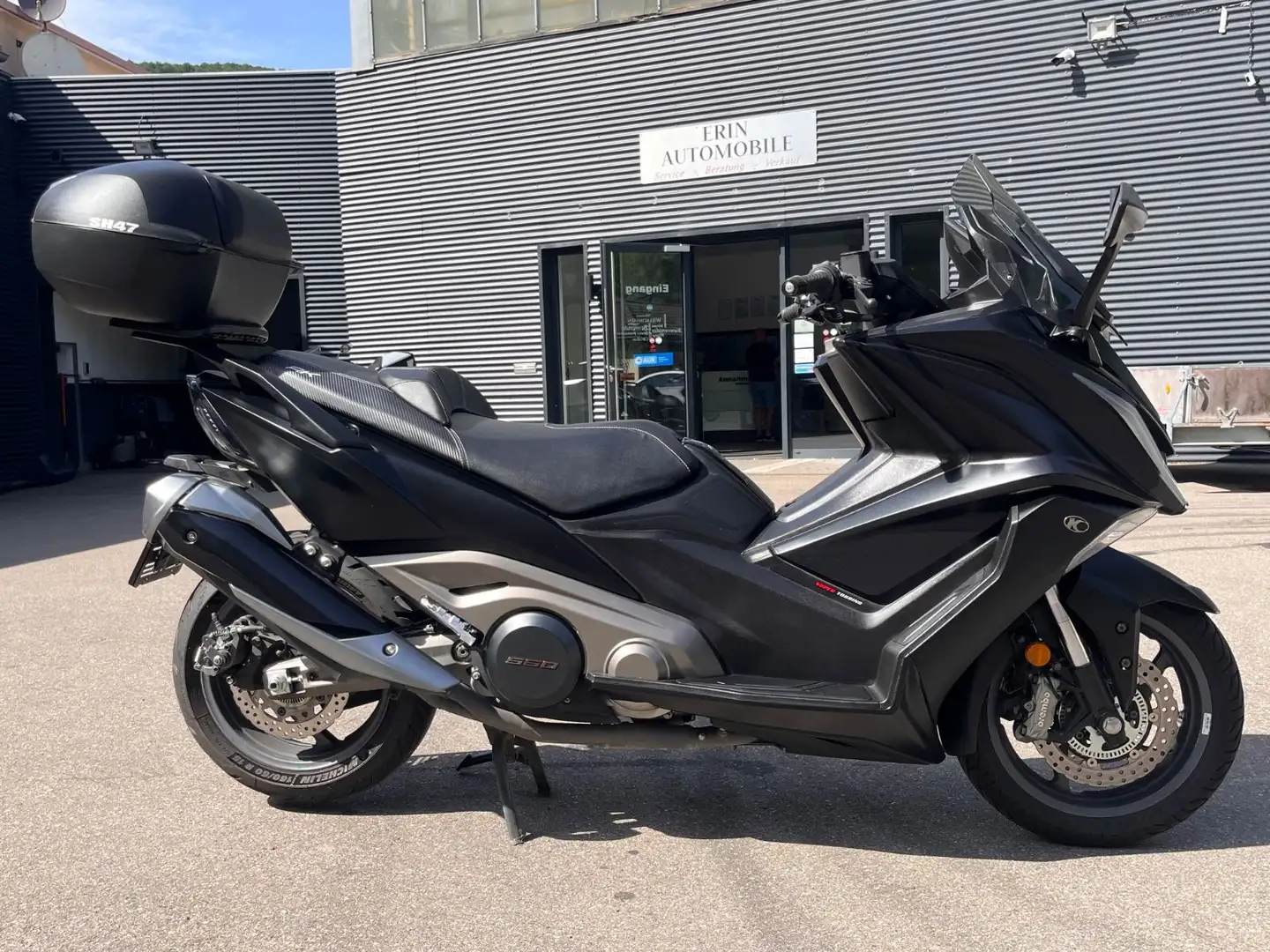 Kymco AK 550 AUS 1.HAND *NAVI *KEYLESS * TOP Zwart - 1