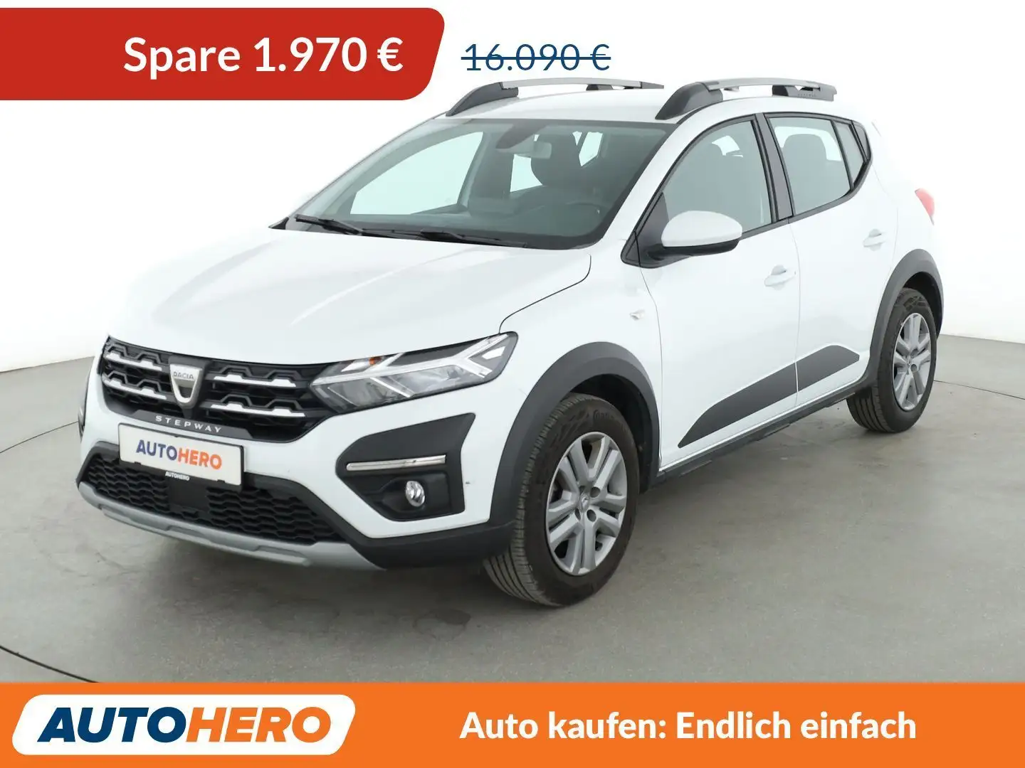 Dacia Sandero 1.0 TCe Stepway Comfort*LED*PDC*KLIMA*TEMPO* Weiß - 1