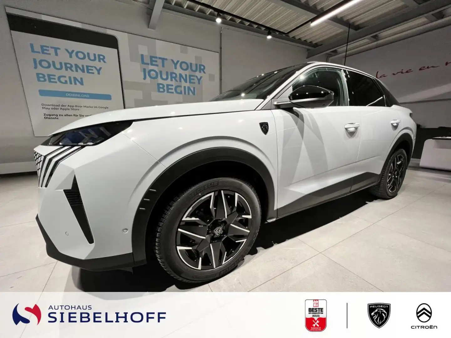 Peugeot 3008 GT HYBRID 145 e-DSC6 Weiß - 1