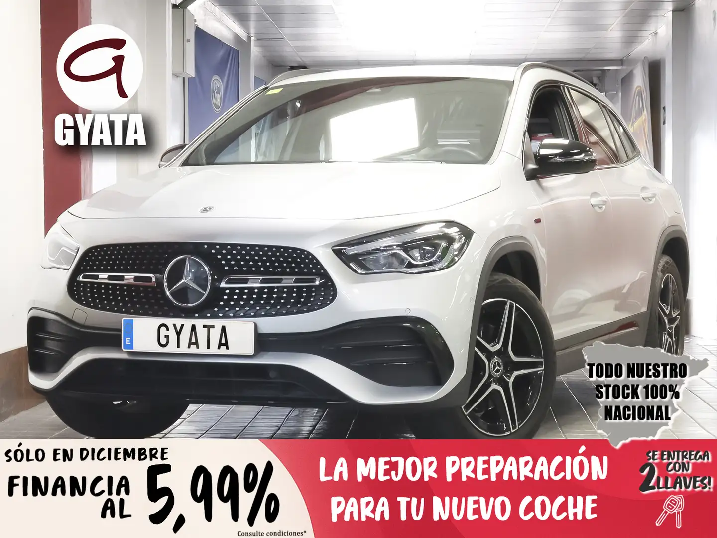 Mercedes-Benz GLA 250 250e Plateado - 1