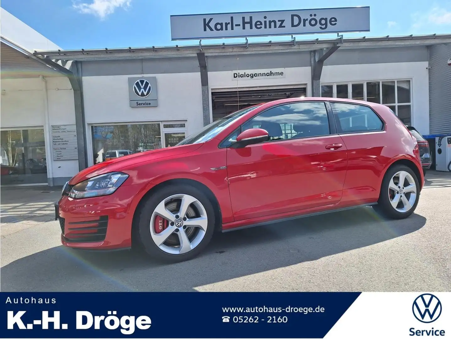 Volkswagen Golf GTI Performance 2.0 TSI Xenon Media Winterpaket Rot - 1