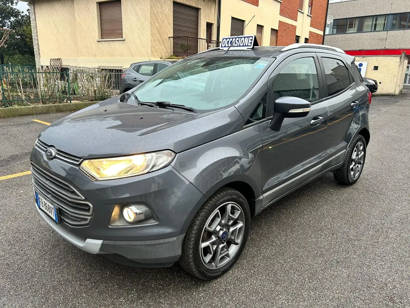Ford EcoSport 1.5TDCi Titanium 95cv E6 OK NEOPATENTATI Gris - 1