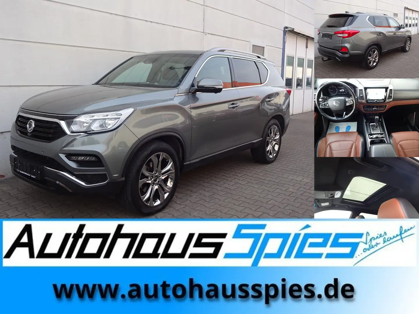 SsangYong Rexton 2,2 E-XDI AT 4WD  Sapphire EL Nappa AHK 360Kam elK Серый - 1