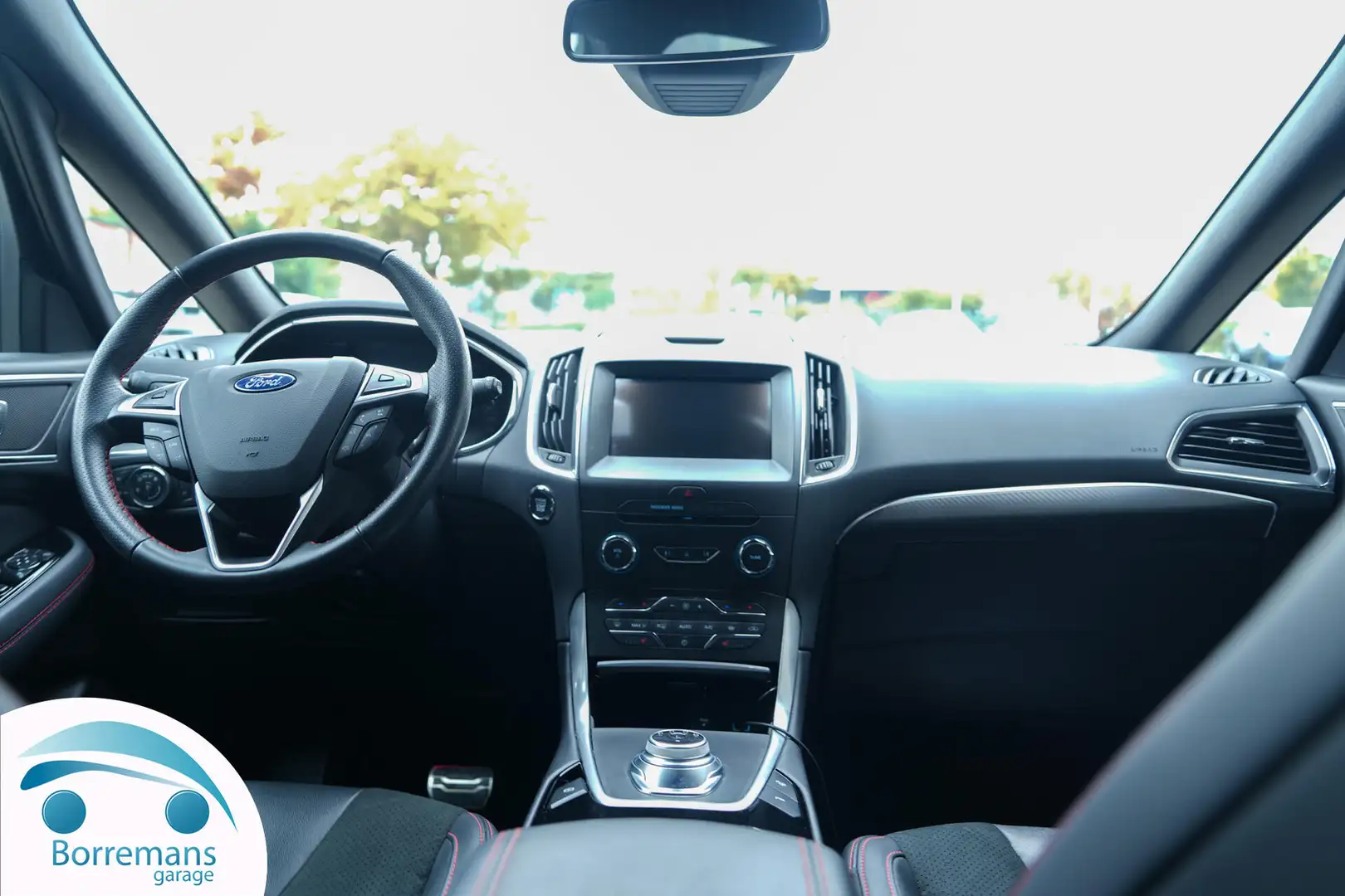 Ford S-Max 2.5 I HEV 140 KW ST-LINE MET TREKHAAK Bleu - 2