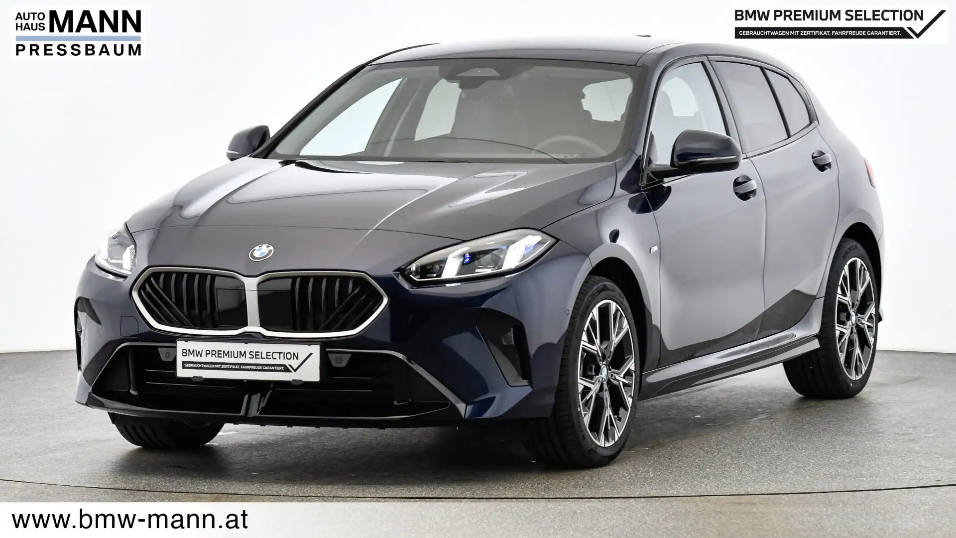 BMW 118 118d Bleu - 1