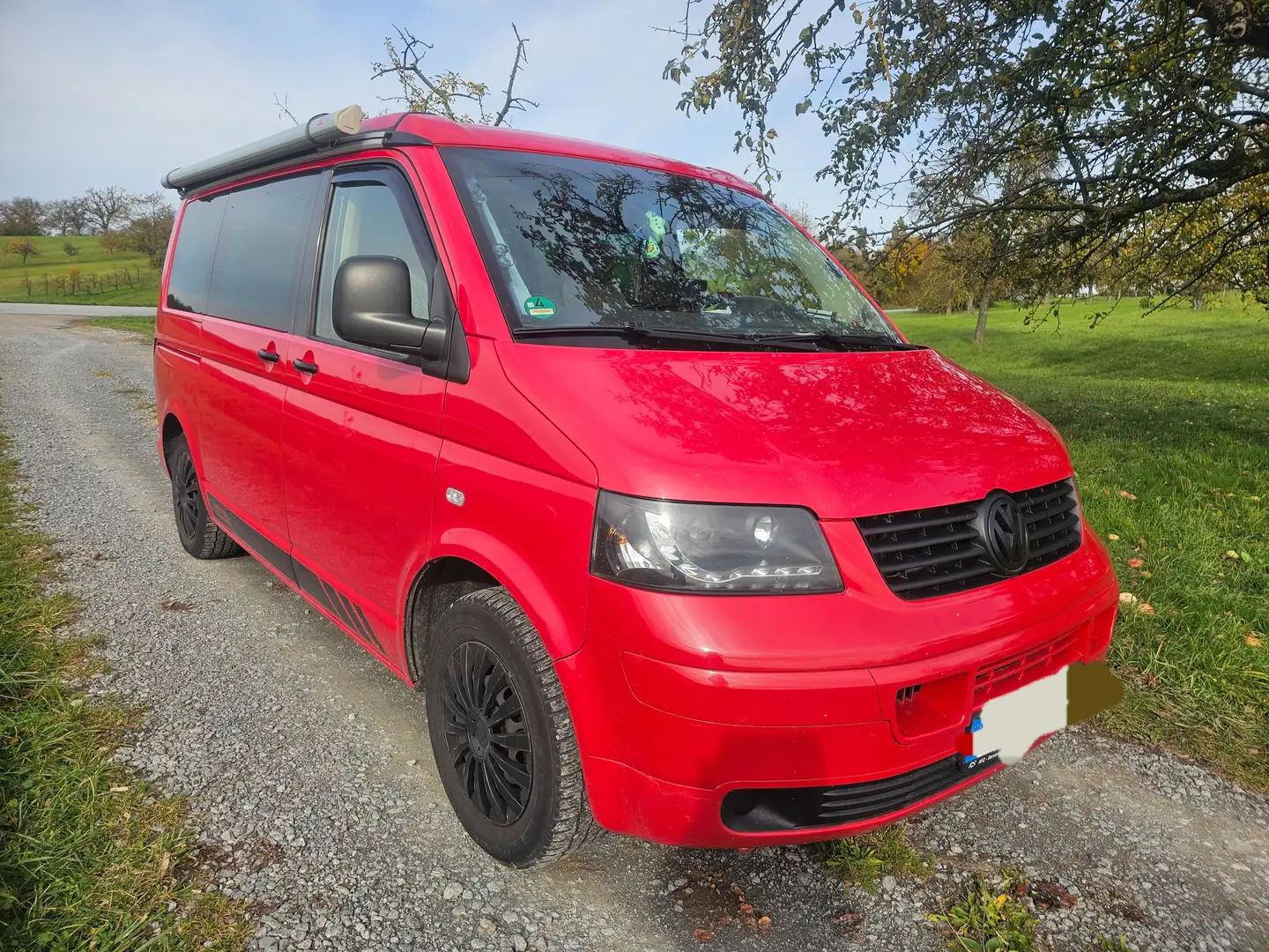 Volkswagen T5 California Czerwony - 2