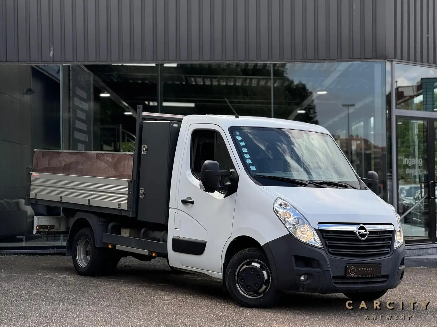 Opel Movano 2.3 D | KIPPER WAGEN | NAVIGATIE | AIRCO | 120 kW Wit - 1