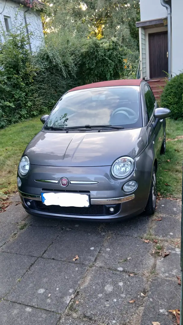 Fiat 500 Cabrio - TÜV & Allwetterreifen neu! Grau - 1
