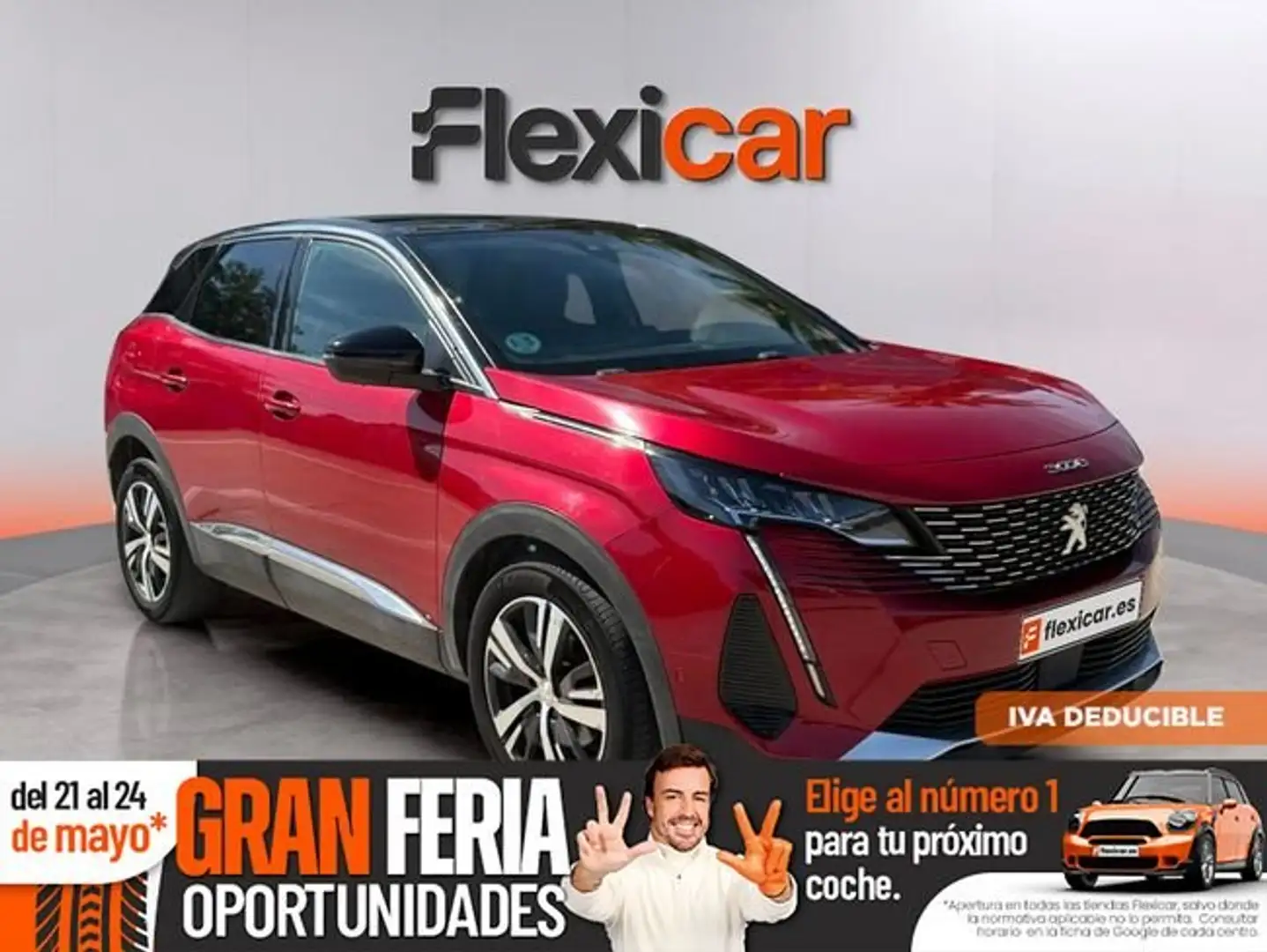 Peugeot 3008 1.2 PureTech 96KW S&S Allure Pack EAT8 Rojo - 1