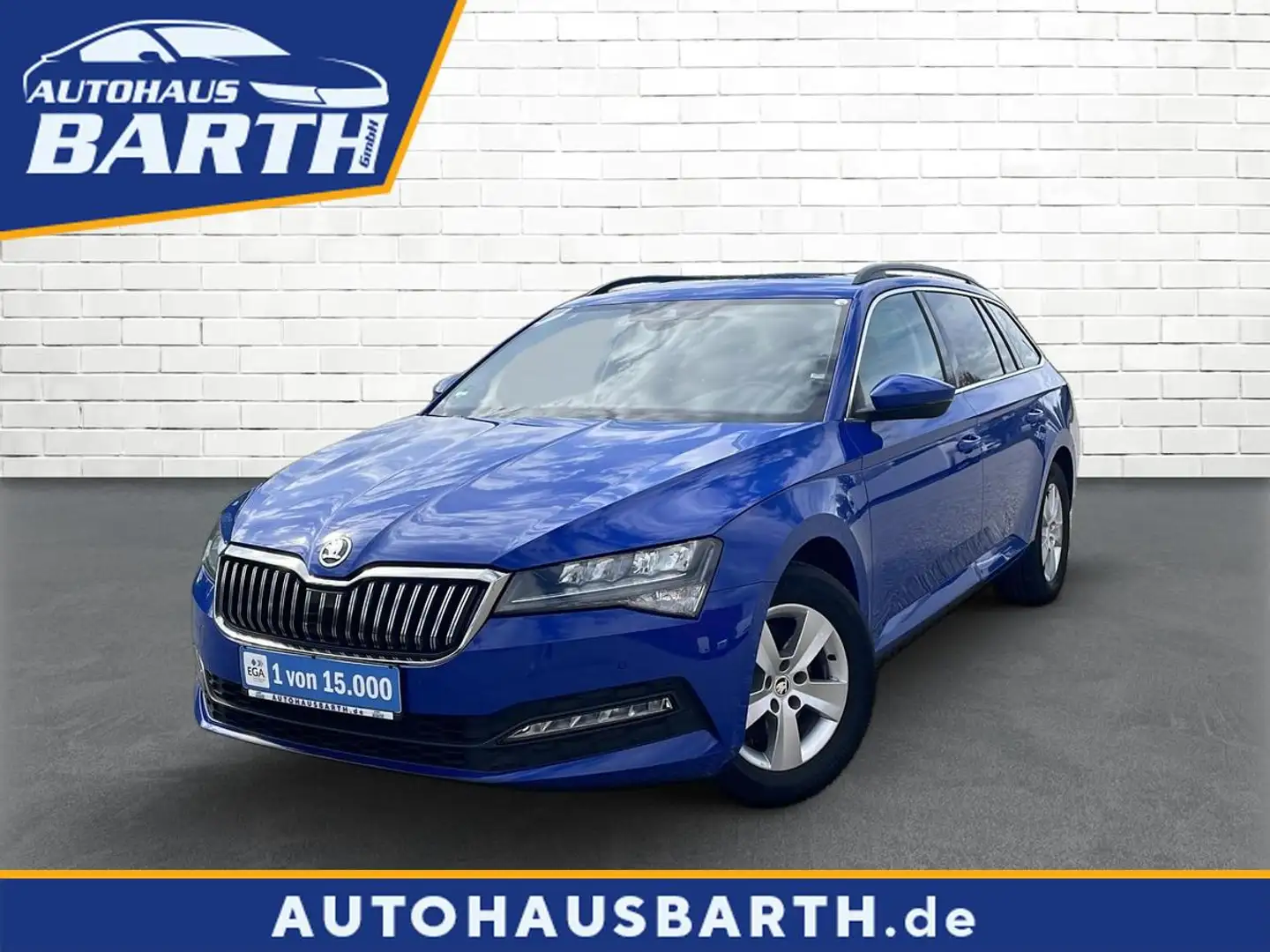 Skoda Superb Combi 1.5 TSI ACT Ambition *LED*Navi*DSG*DAB+* Синий - 1