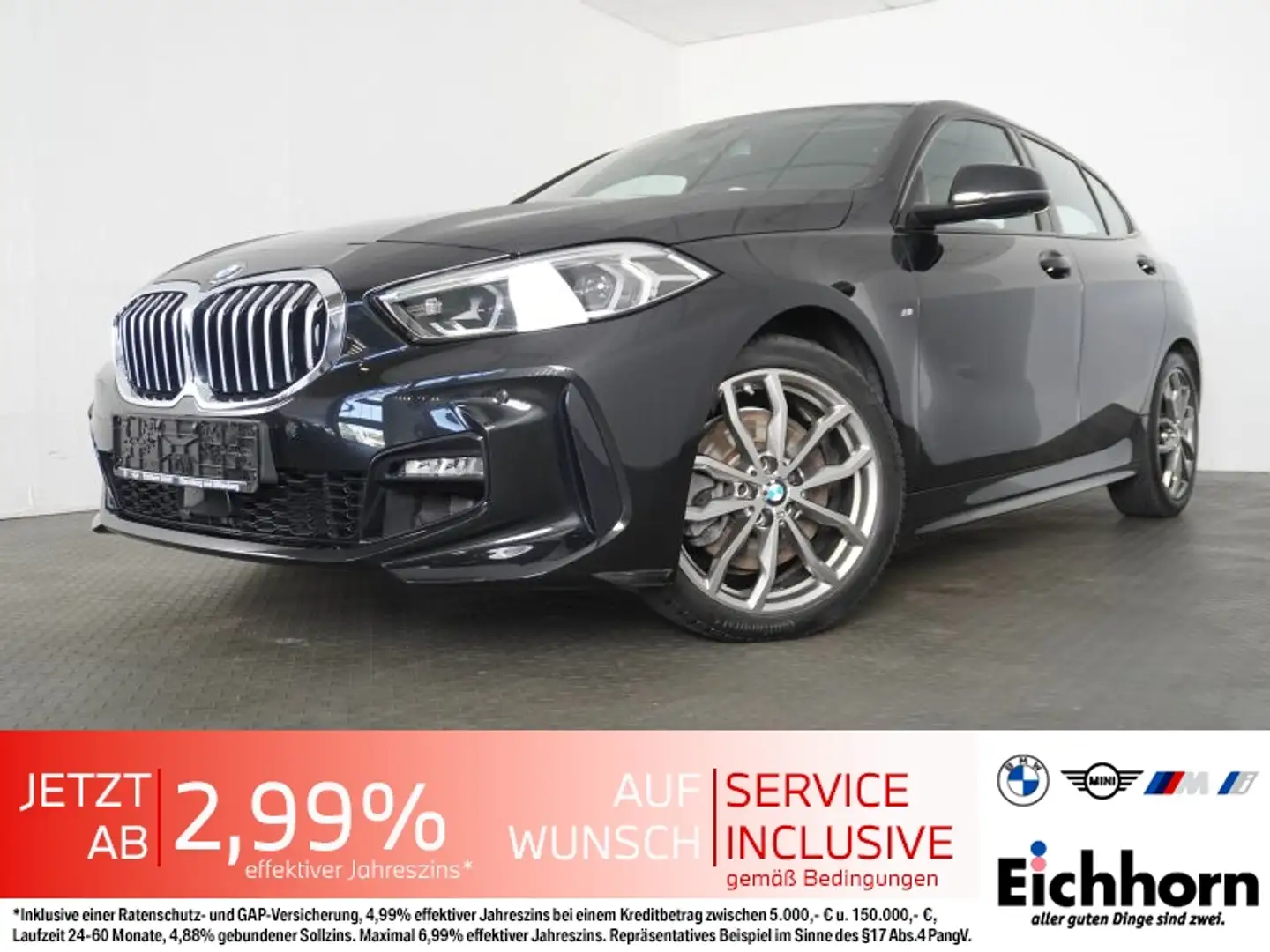 BMW 120 i 5-Türer M Sport *LiveCockProf..LED-SW* Nero - 1