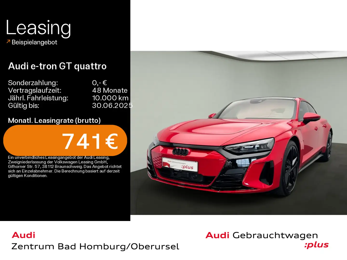 Audi e-tron GT *Navi*Matrix**B&O*PDC*Pano*Kame Rojo - 1