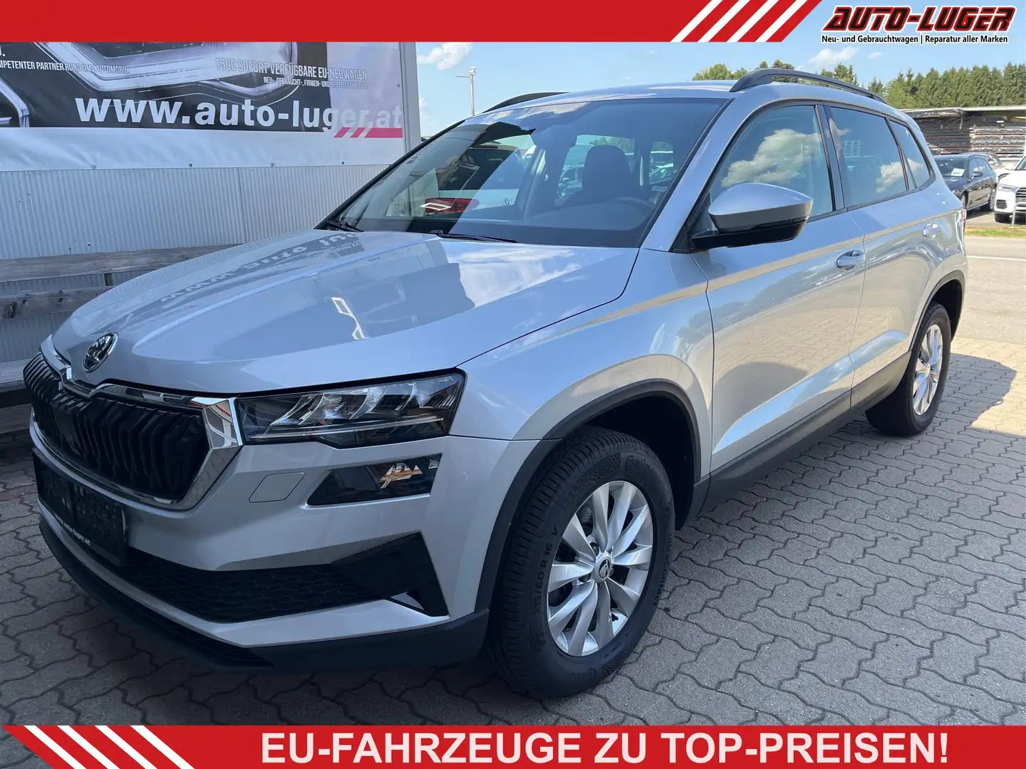 Skoda Karoq Selection 2.0 TDI *AHK schwenkbar *LED*Lenkrad... Silber - 1