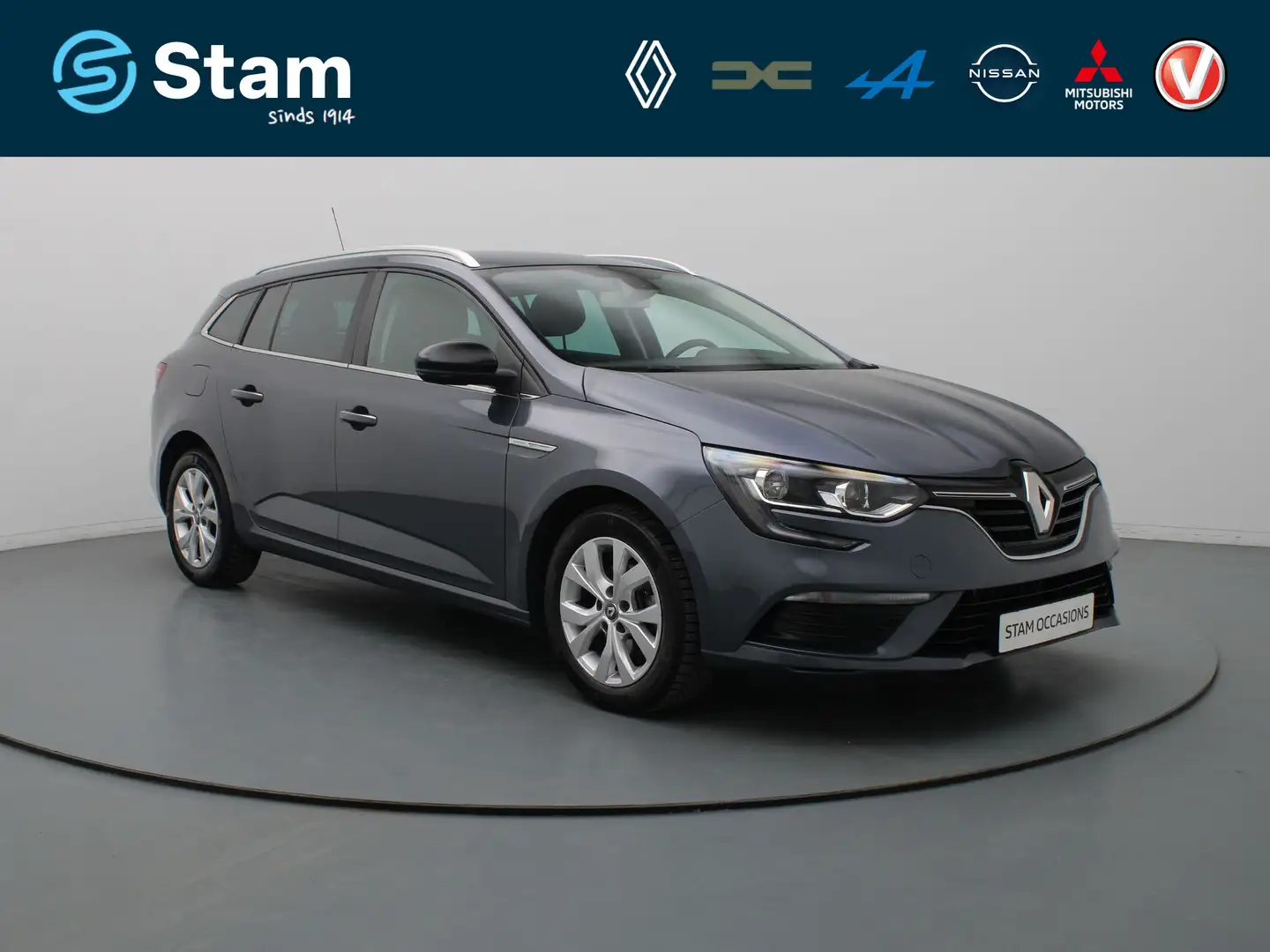 Renault Megane Estate 116pk TCe Limited Cruise | Climate | Carpla Grijs - 1