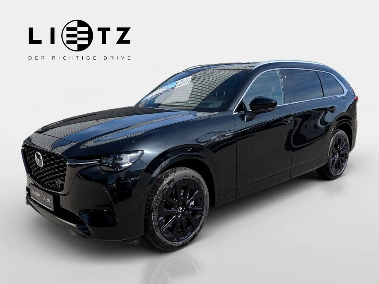 Mazda CX-80 2.5L e-SKYACTIV PHEV AWD Homura Aut. Schwarz - 1