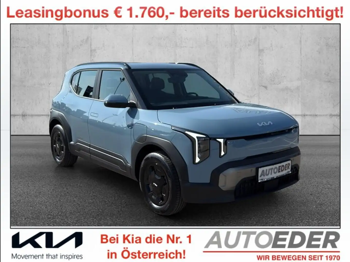 Kia EV2 5S FWD 42,2kWh Earth Blau - 1