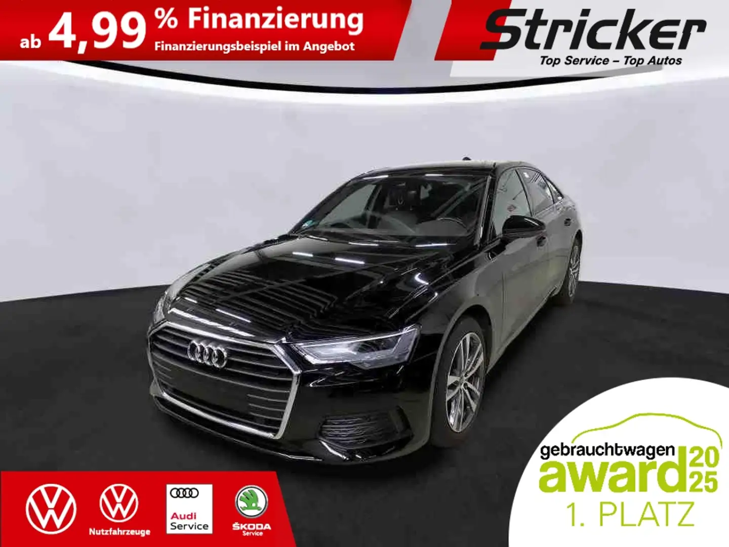 Audi A6 45 2.0TFSI 415,-ohne Anzahlung Kamera Sitzheizung Schwarz - 2