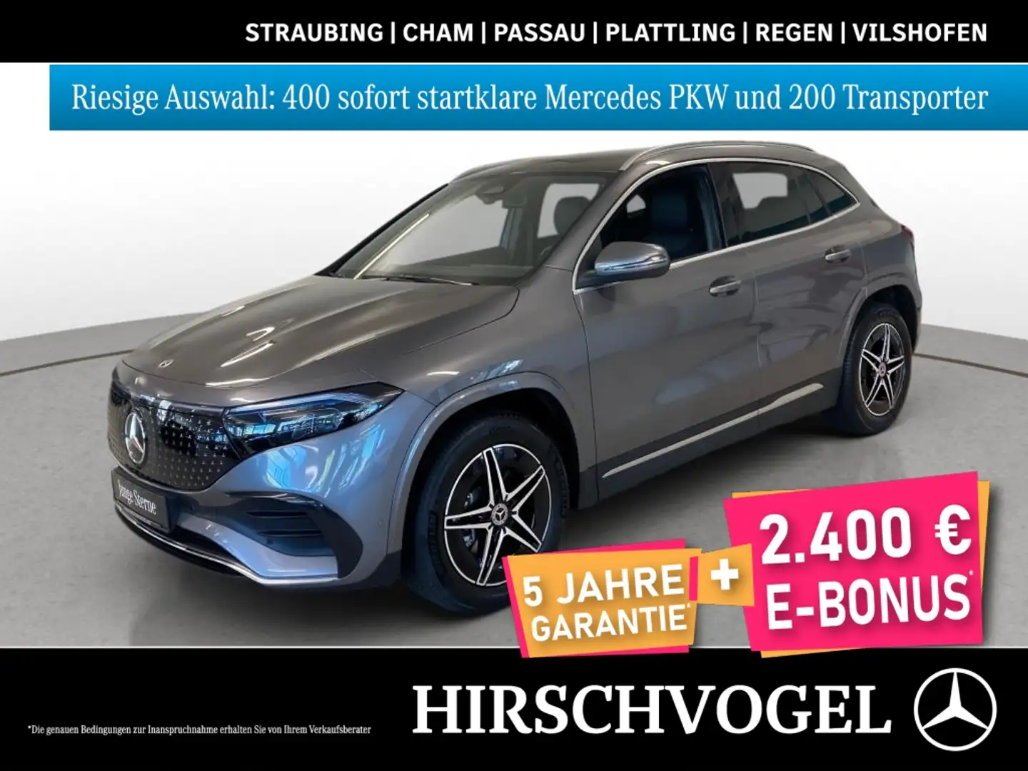 Mercedes-Benz EQA 350 4M AMG-Line+MBUX+Navi-Pr+LED+Kam+PDC+SHZ Grau - 1