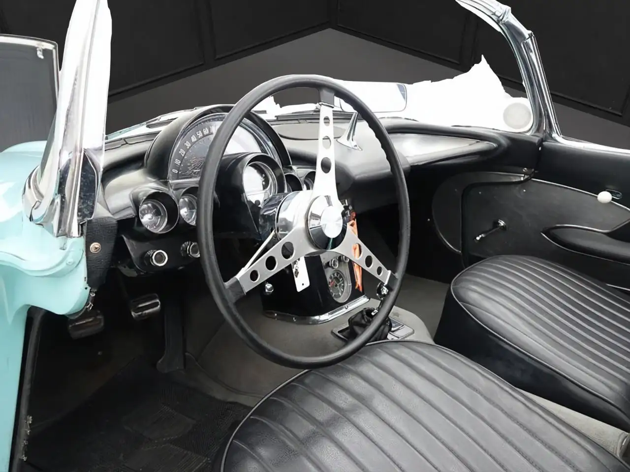 Corvette C1 CONVERTIBLE - ETAT EXCEPTIONNEL - BVM - 233cv, foto 12
