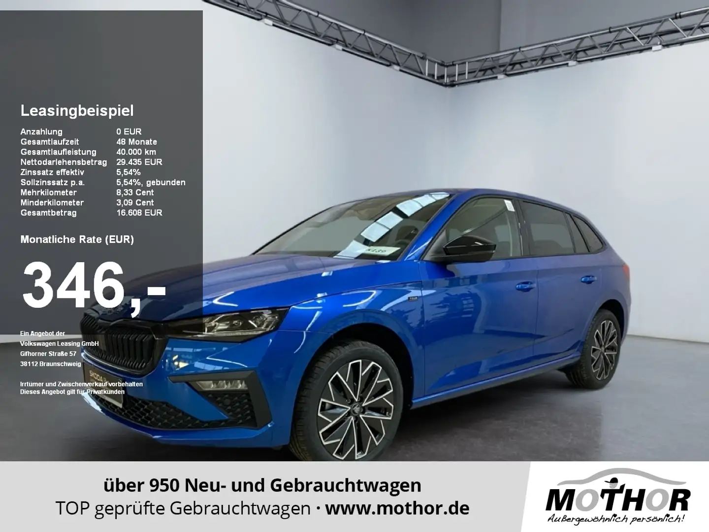 Skoda Scala Tour 1.0 TSI DSG Scheinwerfer LED PDC Blau - 1