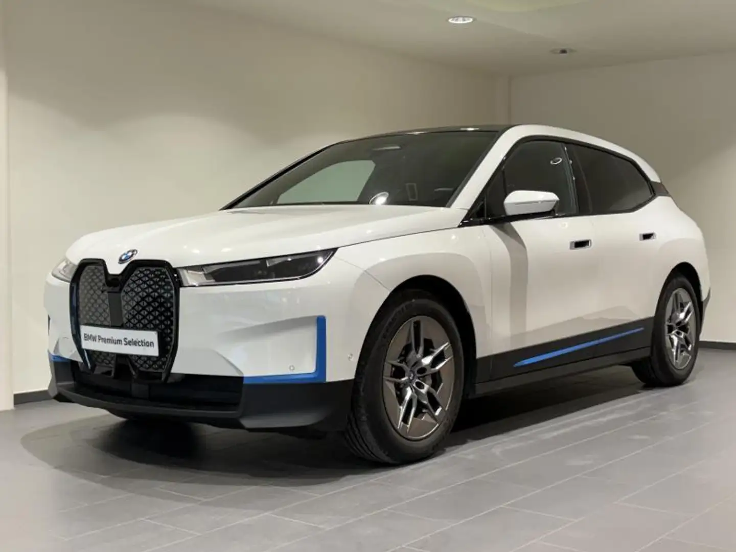 BMW iX xDrive 40 Blanc - 1