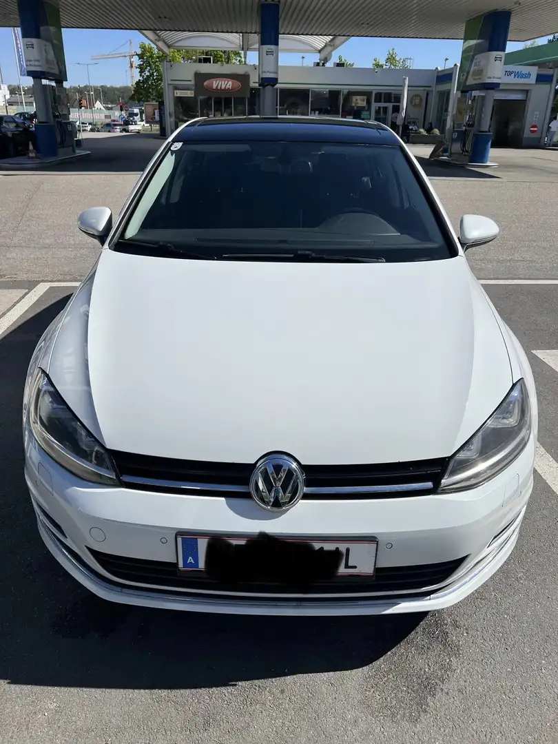 Volkswagen Golf Lounge 2,0 BMT TDI DSG Panorama Dach Weiß - 1