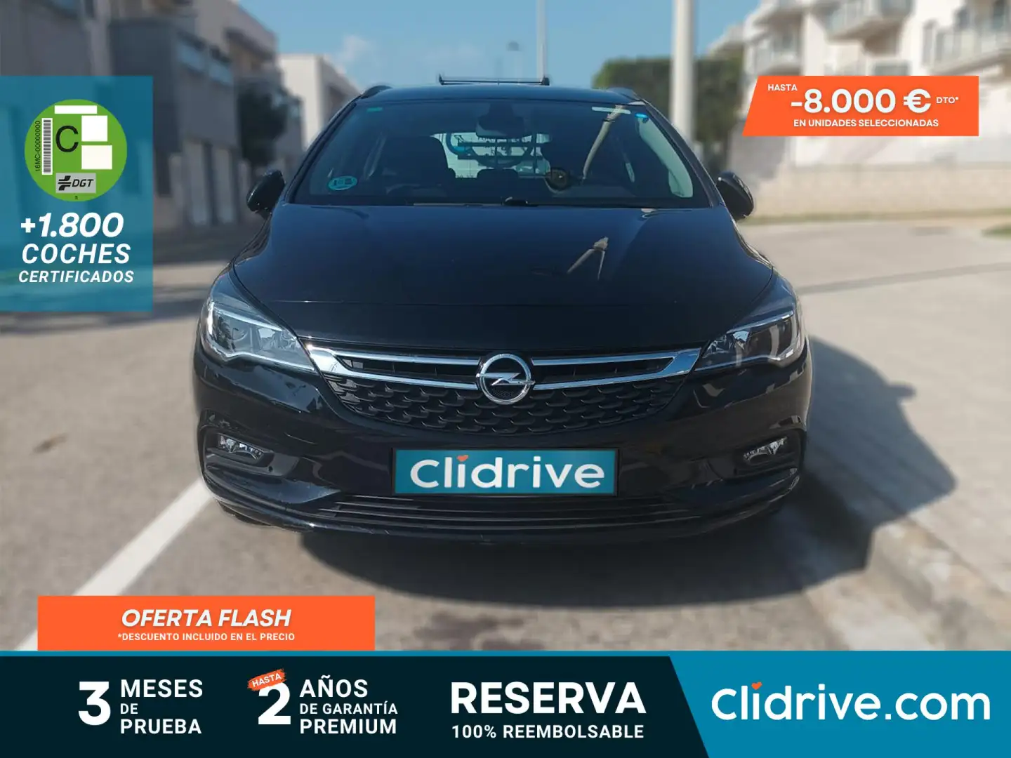 Opel Astra ST 1.6CDTi S/S Selective 110 Negro - 1