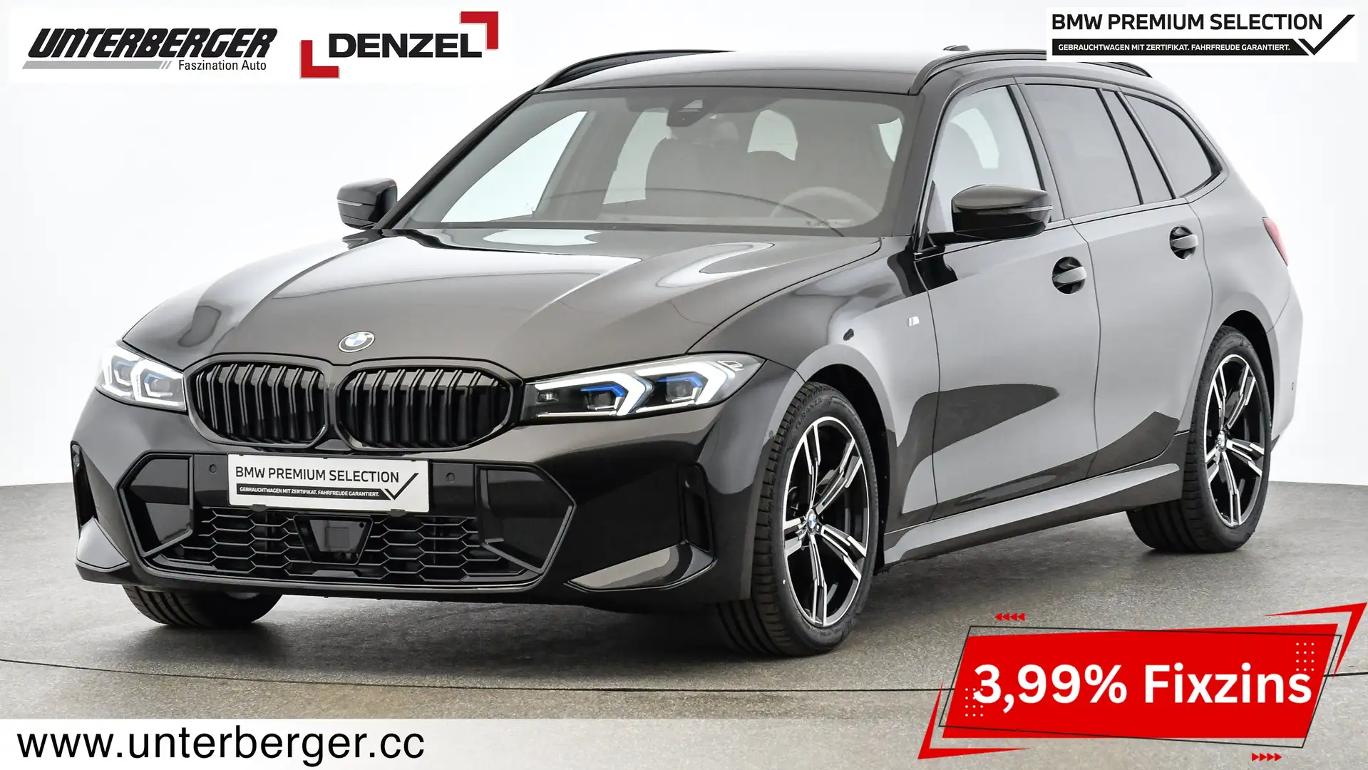 BMW 318 d Touring M Sportpaket Schwarz - 1